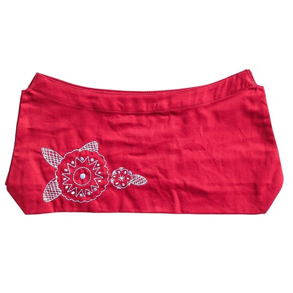 Thirty-One Fitted Purse Skirt Interchangeable Bag Cover Set of 3 Black Pink Red - Picture 10 of 14